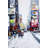 Time Square - Contemporary Red Metal Print for Home Decor