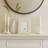 Elegant Woven Picture Frames - Decorative Photo Frame with Basketweave Texture for Wall Decor Accent, Entryway Display, Living Room Style, or Office Desks, Cream-1163033134