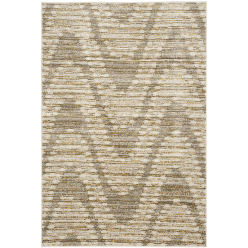 Norvin Performance Abstract Rug, Rectangle 4'1" x 6'