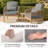 24'' W X 24'' D X 5.5'' H Outdoor Seat/Back Cushion Set with Pillow-1662999898-1662999899