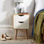 Kennedy 2 Drawer Bedside Storage Table-1177737541