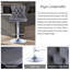 Tabouret de bar pivotant à hauteur réglable Zager-26442931-61844851-26442942