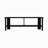 Navia 47" Wide Tv Stand  With Two Shelves, For Living Room, Bedroom, Entertainment Black Wengue