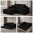 Boneless No Assembly Required Upholstered Sectional, Free Combination Cloud Sofa-1163772811