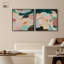 "Luxe Botanicals Boho Art", ensemble de 2 impressions sur toile par -637640432-637640431-637640424