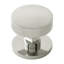Parkview Collection Knob Backplate - 1-1/2 " Diameter Cabinet Knob - Transitional Hardware for Drawers & Cabinets-532981243