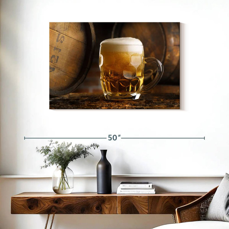 Yarlin Rustic Beer Glass, 24" H x 36" W