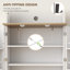 Armoire de cuisine 66,5 pouces avec support pour micro-ondes