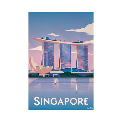 Singapore - Wrapped Canvas Print