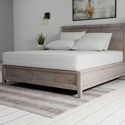 Protège-matelas tout-en-un à fermeture à glissière avec bloqueur de punaises de lit®, blanc, simple TG