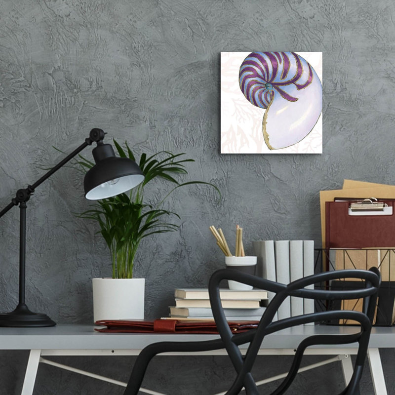  «Shimmering Shells 6» par James Wiens, art mural en verre acrylique, H 12 po x l 12 po x P 0,13 po