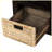 Rustic Storage Bench with 3 Drawers and 3 Rattan Baskets for Living Room, Entryway-688422002