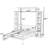 Rashem Wood Murphy Bed with Shelves and LED Lights-883310307-883310333