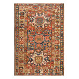 Burano Hand Knotted Geometric Area Rug