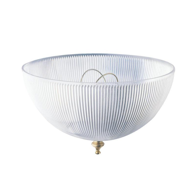 4'' H Bowl Pendant Shade, Clear