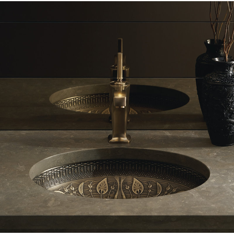 Briolette Glass Circular Vessel Bathroom Sink