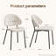 Ensemble de 4 chaises de salle à manger de style Mid-Century moderne-114222568