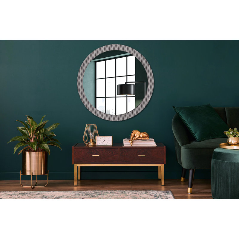 Huldar Glass Flat Wall Mirror