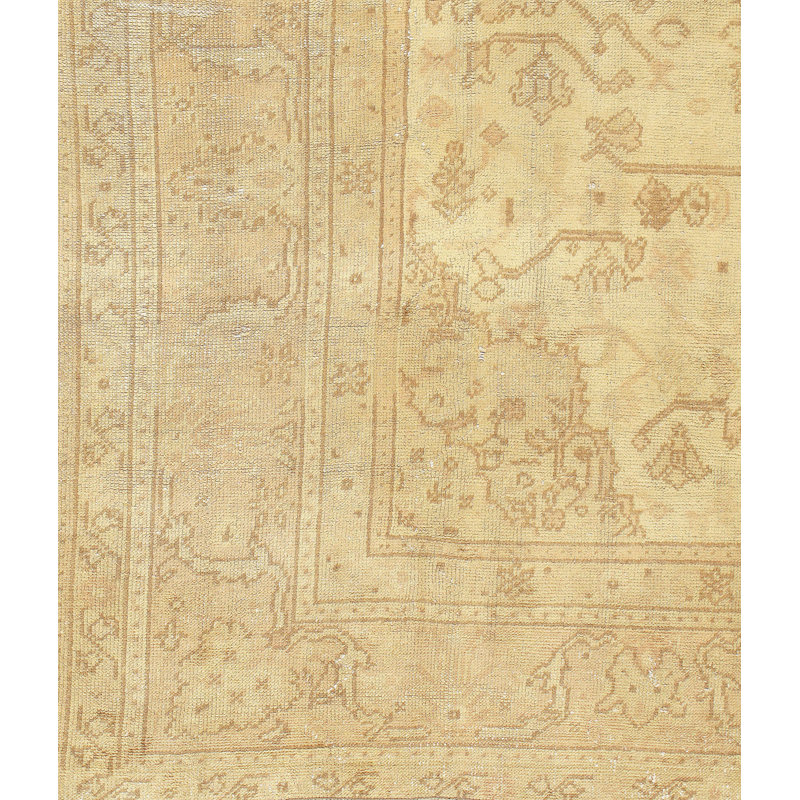 Tapis Oushak Antique Antique Shabby Elegance