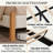 Scandinavian Channel-Tufted Upholstered Bedwith Solid Wood Frame, Queen, Beige Linen-28691559-28691553