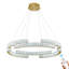 Lustre annulaire à DEL moderne à intensité variable