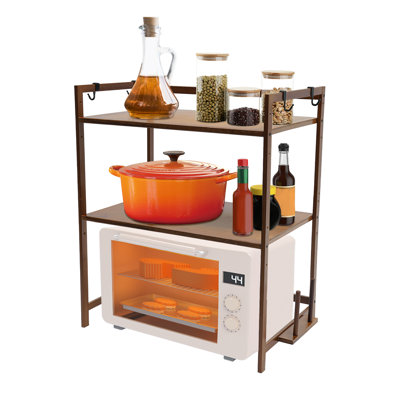 21.7'' Standard Baker's Rack with Microwave Compatibility