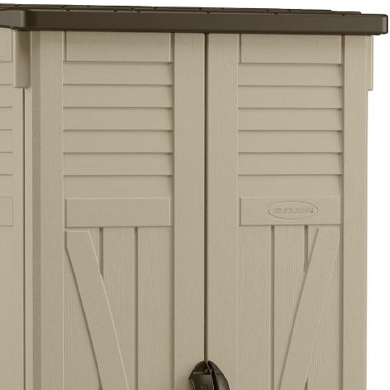 Suncast 2 ft. 9 in. W x 2 ft. D Plastic Vertical Tool Shed