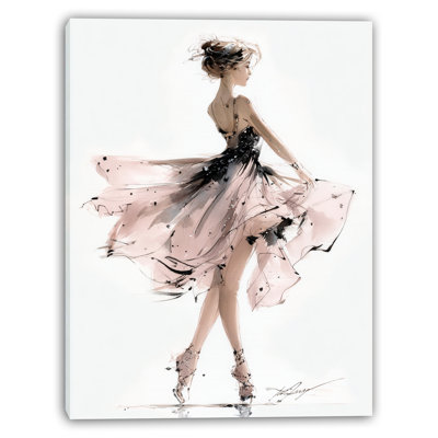 Dancing Grace Wrapped Canvas Wall Art