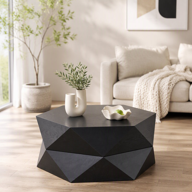 Table basse 36,61 po, Noir