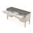  Fantosini 5-Drawer Vanity with Mirror - Silver Mist
