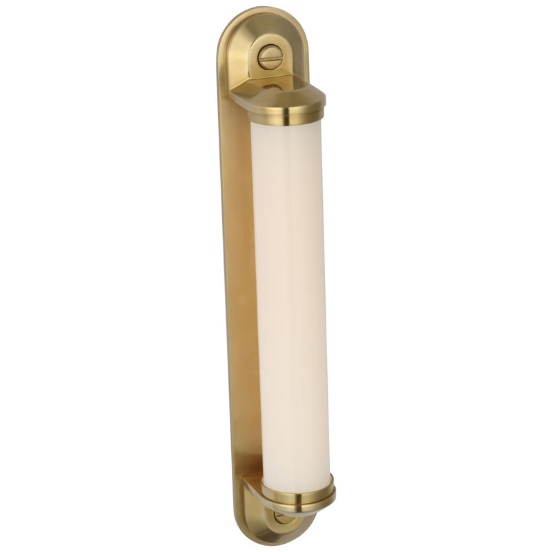 Ralph Lauren Belgrave 32" Linear Bath Light, 18" H x 3" W x 3.75" D, Natural Brass, 1200 W