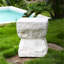 Table d'appoint d'extérieur Paito Modern Minimalist Mgo, blanc