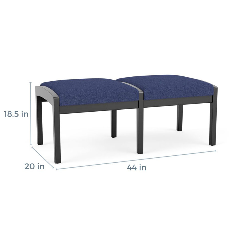 Banc en bois Lenox, Noir, Amiral Archetype