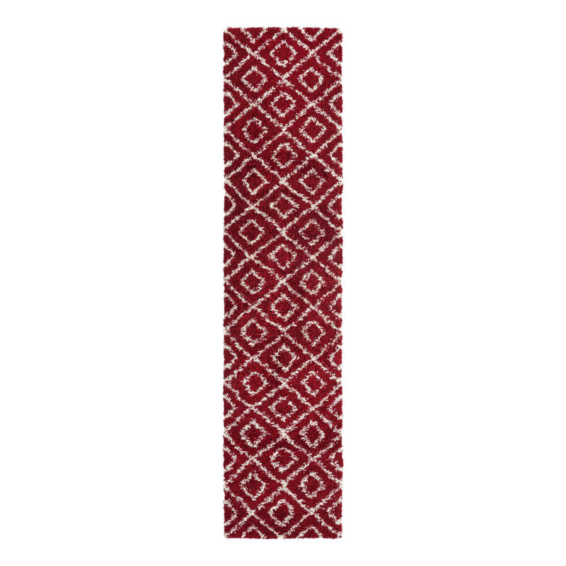 Assata Geometric Indoor Rug, Runner 2'7" x 12'