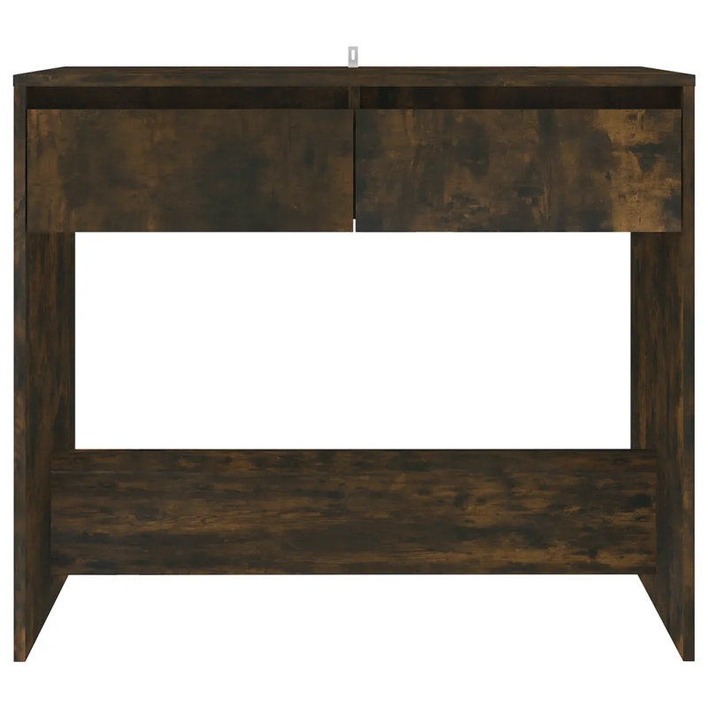 Isaish Console Table, 76.5cm H x 89cm W x 41cm D, Smoked Oak