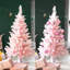 Mini arbre de Noël 3 pi, 160 branches de PVC, rose cerisier, à piles