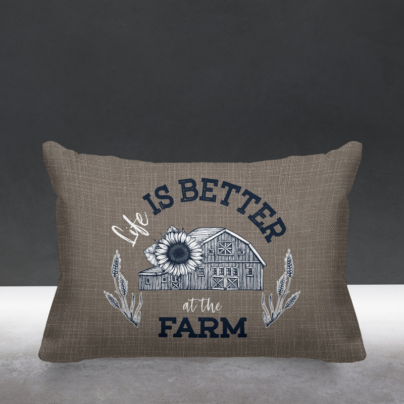 Coussin intérieur / extérieur Hickory Country Farm, Ombre