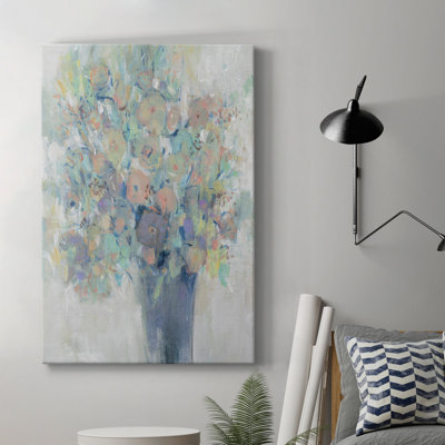 Bouquet II - peinture sur toile tendue