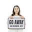 Enseigne de fantaisie en aluminium Go Go Go Now Now de 12 po x 18 po-119529053