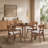 Aurora Small Space Corner Dining Room Set, Solid Wood With Upholstered Seating-1747806696