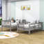 Lit simple superposé simple avec rangement et garde-corps-930335131