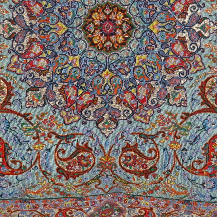 Oriental Square Pillow Cover & Insert, 20" H x 20" W, Red Floral Oriental