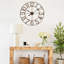 Horloge murale en métal Nesya