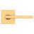 Baldwin Lifetime (PVD) Satin Brass Passage Door Lever-138026788
