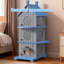 Maison pour chat à 52 étages en résine avec porte de secours-1942150305-1930548539