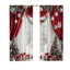Kbndieu 2PCS European Curtains and Drapes Christmas Series Curtains Factory Sent Digital Printing Curtains-1601652386