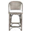 Handwoven Rattan Upholstered Counter Stool-2062777269-2143357959