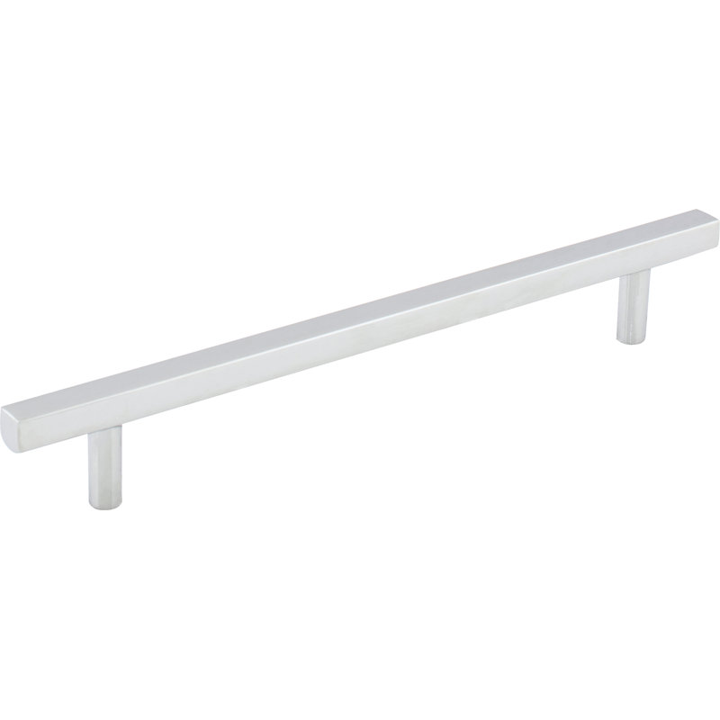 Dominique Bar Pull, Polished Chrome, 6 5/16"