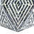 Black/white Hexagon Living Room Stool, 16x14x18", Inlay, Casual Accent Table, Style