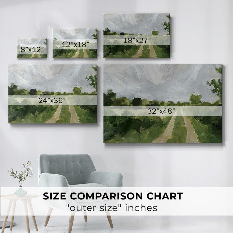 Toile tendue Meadow Trail II-Gallery, H 12 po x l 18 po